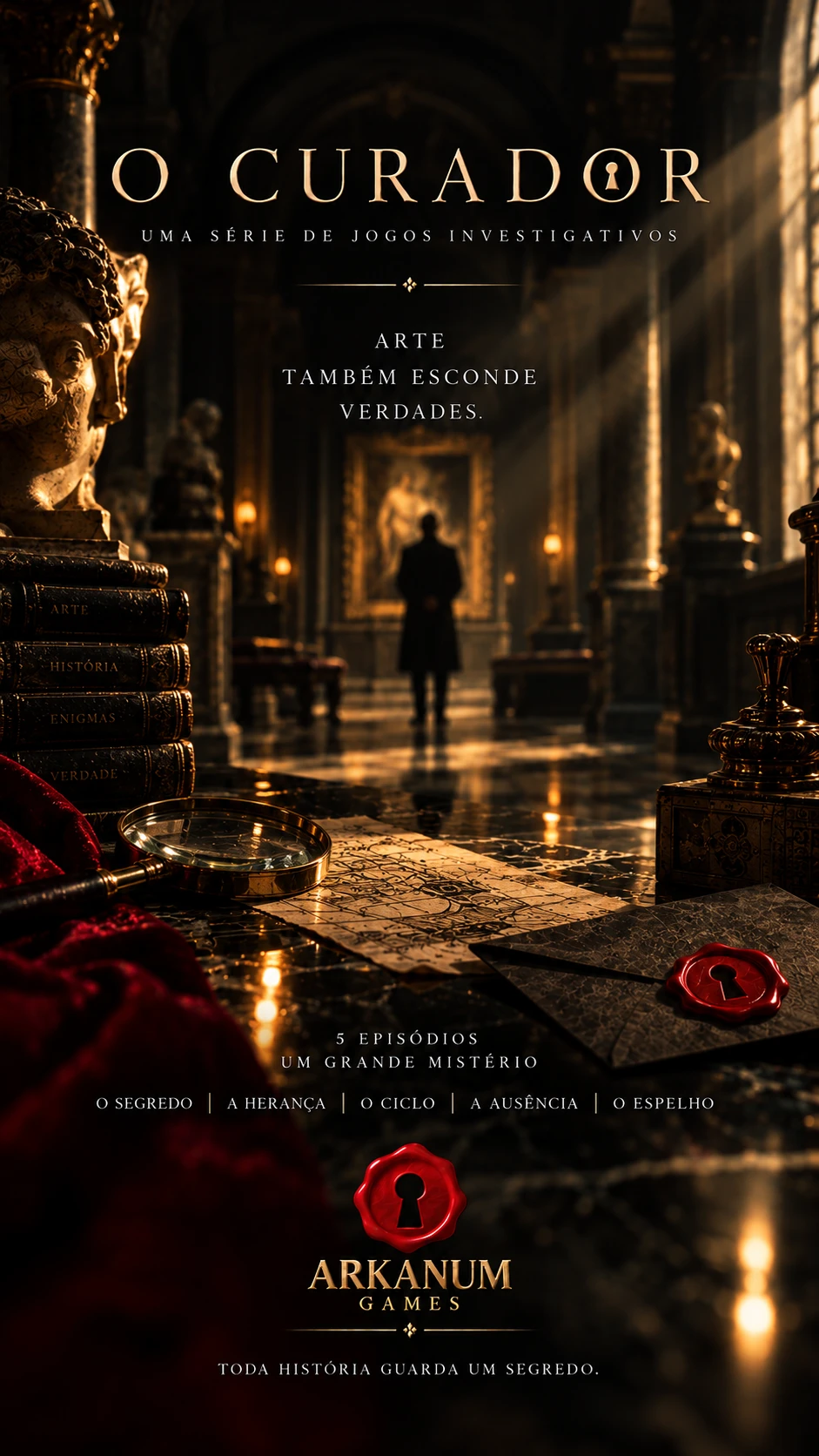 Capa de O Curador